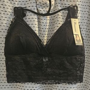 No Boundaries Black Lace Bralette